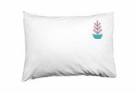Bona Basics Decoratieve kussenhoes Wit 50x35 cm