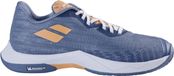 Babolat Shadow Spirit - Badmintonschoenen voor dames - Wit/Lichtblauw - 37
