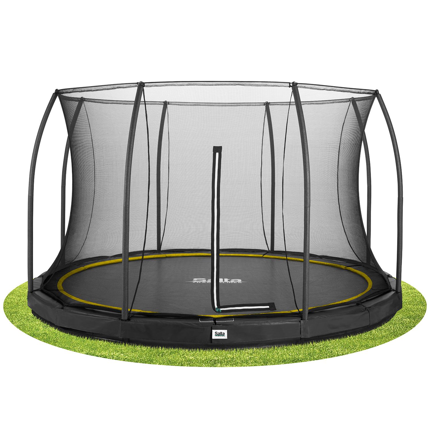 Salta Comfort Edition Ground Trampoline met Veiligheidsnet - 366 cm - Zwart