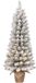 Black Box Trees Gerlos Arbre de Noël artificiel avec éclairage - Arbre artificiel H90 x D41 cm - Arbre de Noël artificiel avec branches enneigées - Décoration de Noël pour intérieur - 108 branches - Vert