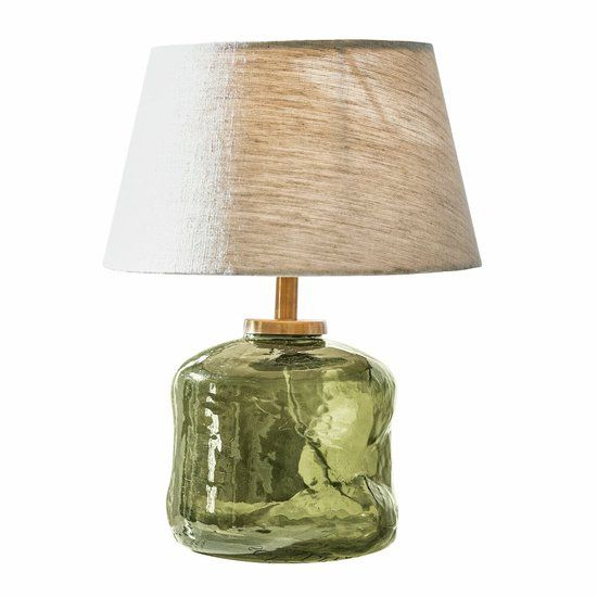 Loberon Tafellamp Rufino groen/beige