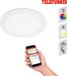Telefunken VIRGO - Inbouwarmatuur - Slimme WiFi-app Sturing - RGB-kleurwijziging - CCT-kleurtemperatuur - Stembesturing - IP23 - 25.000 uur - Ø17 x 2,4 cm