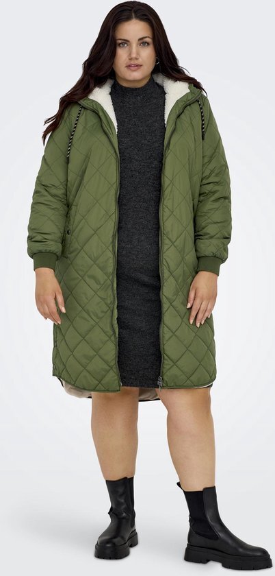 ONLY CARMAKOMA CARNEWSANDY QUILT COAT OTW Dames Jas - Maat S