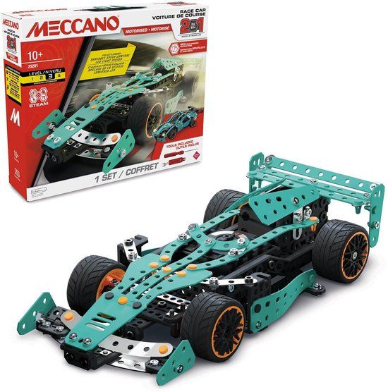 Bandai Meccano 2-in-1 racewagen bouwset