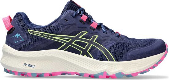 Asics Trabuco Terra 2 Trailrunningschoenen Blauw EU 38 Vrouw