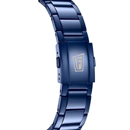 Festina Chrono Bike F20547/1 Heren Horloge - Blauw/Goudkleurig - Staal - 45.5 mm