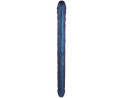 Strap-On-Me - Realistische Dubbele Dildo - Paars Metallic