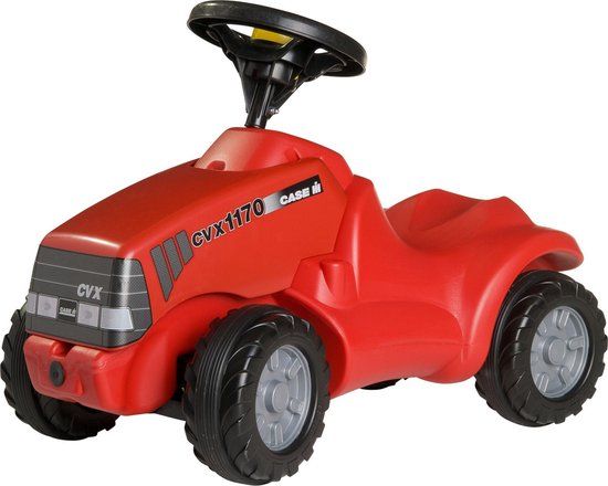 Rolly Toys Rolly MiniTrac Loopauto - Case CVX - Rood