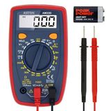 AstroAI Digitale multimeter, voltmeter, ohm-meter, ampèremeter, multi-tester, met lcd-display, achtergrondverlichting, elektronische mes, spanning, stroom, weerstand; continuïteitstest, diode