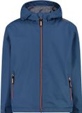 CMP Kinderjas met capuchon, waterafstotend, winddicht, polyester, blauwstaal, maat 4 jaar