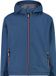 CMP Kinderjas met capuchon, waterafstotend, winddicht, polyester, blauwstaal, maat 4 jaar
