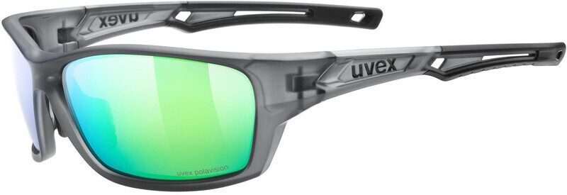 UVEX Sportstyle 232 P Glasses, grijs/groen