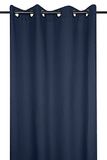 Lovely Casa Nelson gordijn, 135 x 240 cm, polyester, petroleum