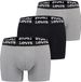 Levis Men's REPEAT LOGO BOXER Boxer Shorts (3-Pack) - Grey Combo, L