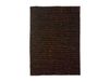 Tapis à poils longs effet soyeux chocolat 120x170