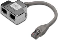 Digitus DN-93904 netwerk splitter Grijs, Zilver