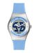 FOSSIL Analoog horloge 'ARCHIVAL BIG TIC - Argentina' lichtblauw / zilver