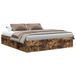 VidaXL Bedframe Gerookt Eiken 200x200 cm
