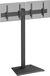 Support TV au sol - convient pour 2 écrans de 43" à 49" - hauteur 175 cm - inclinable - noir