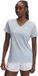 Under Armour Tech V-Neck Sportshirt Dames Blauw S/36