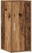 vidaXL Schoenenkast 32x35x70 cm bewerkt hout oud houtkleurig