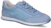 Caprice Dames Sneaker 9-23720-46 818 G-breedte Blauw Leer/Textiel Maat 38 EU