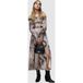AllSaints Robe Lary Dionne Gris Ciel Taille : 10
