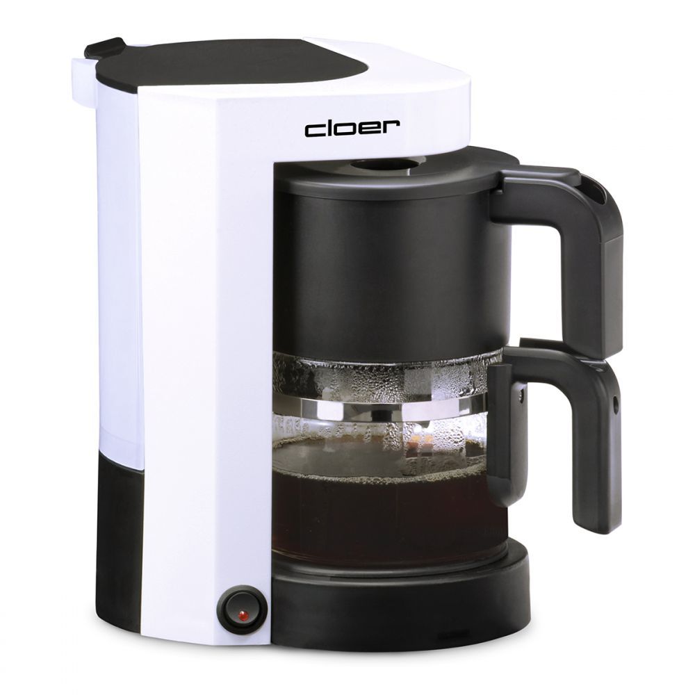 Cloer 5981 - Filter Coffee Maker - 5 Cups - Black/White