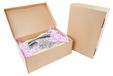 Boîte de rangement - Carton - Avec couvercle - 10 pièces - 32 x 22 x 12 cm