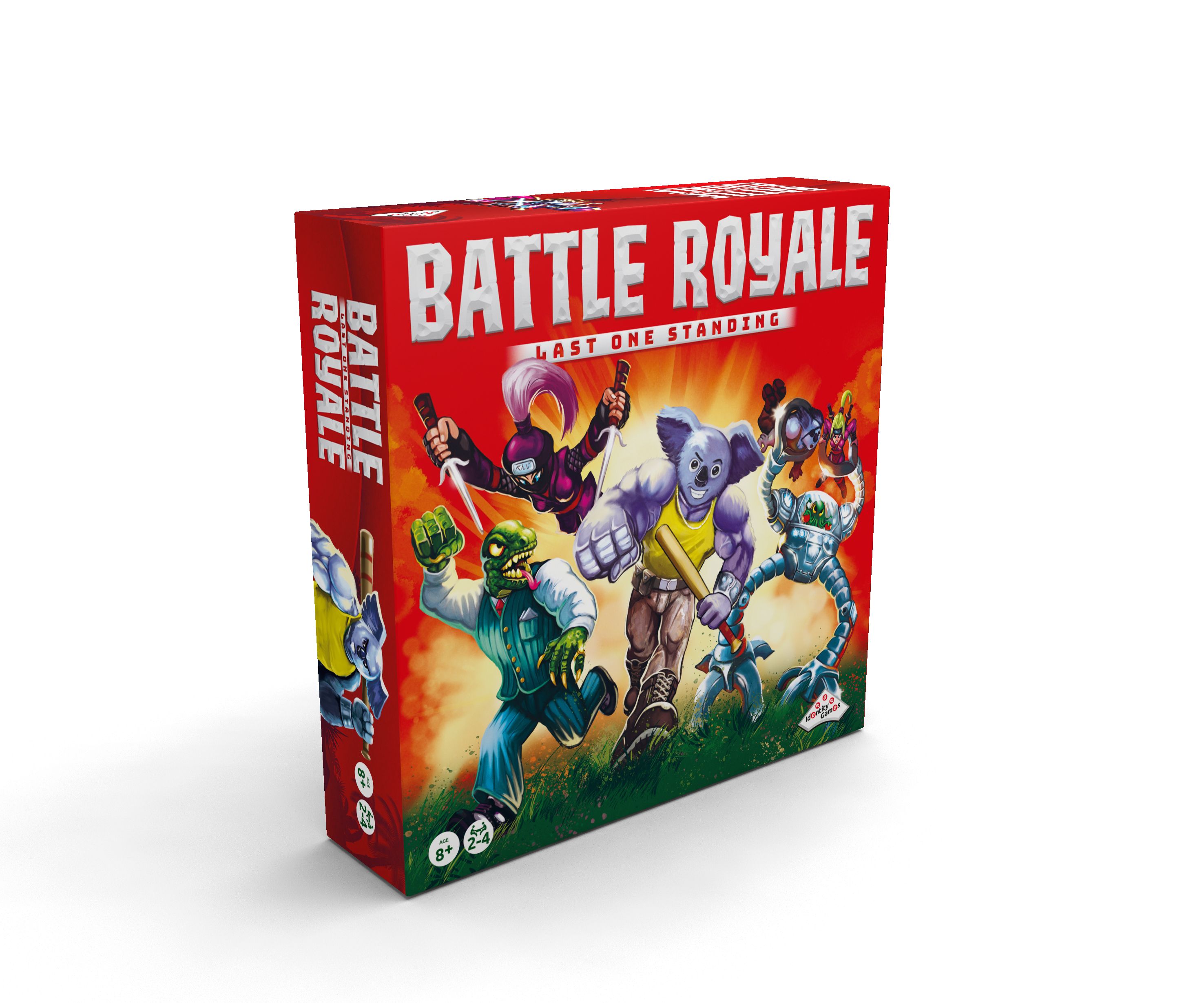 Battle Royale: Last One Standing Board Game - Family Game for 2-4 Players, Ages 8+