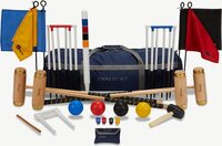 ubergames Ultieme Executive Croquet Set - Engels Tuinspel - Hout - 1 kg - ubergames