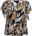 faina Blouse Zwart Veelkleurig