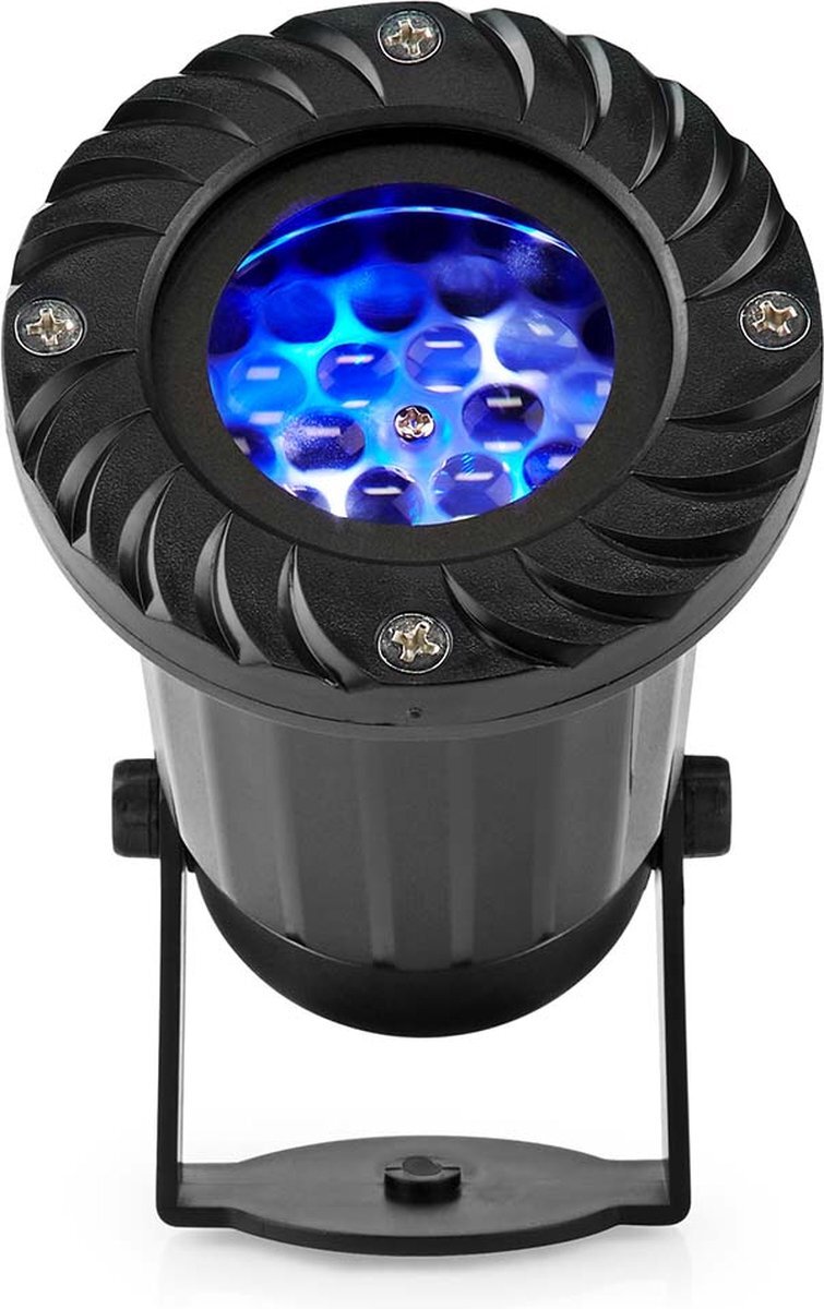 Nedis Decoratieve Verlichting | LED sneeuwvlok projector | Witte en blauwe ijskristallen | Binnen & Buiten