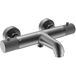 Wiesbaden Ribbd Thermostatische Badmengkraan - 15cm - Gunmetal