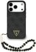 Guess Case 4G Bandje Driehoek Logo Magsafe Voor iPhone 17 Pro Met Bandje - zwart