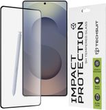 Techsuit Screenprotector voor Samsung Galaxy S25 Ultra - Full Cover Impact Protection - Zwart