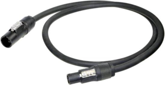 Neutrik 1027573 Aansluitkabel Stroom Zwart 10 m