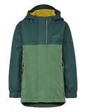 VAUDE Caprea regenjas, hardshelljas, kids outdoor sportjassen, waterdicht, winddicht, hardshell, met capuchon, woodland, maat 92