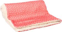Deken Flamingo Deken Lief Rechthoekig Beige & Rood 100x70x2cm