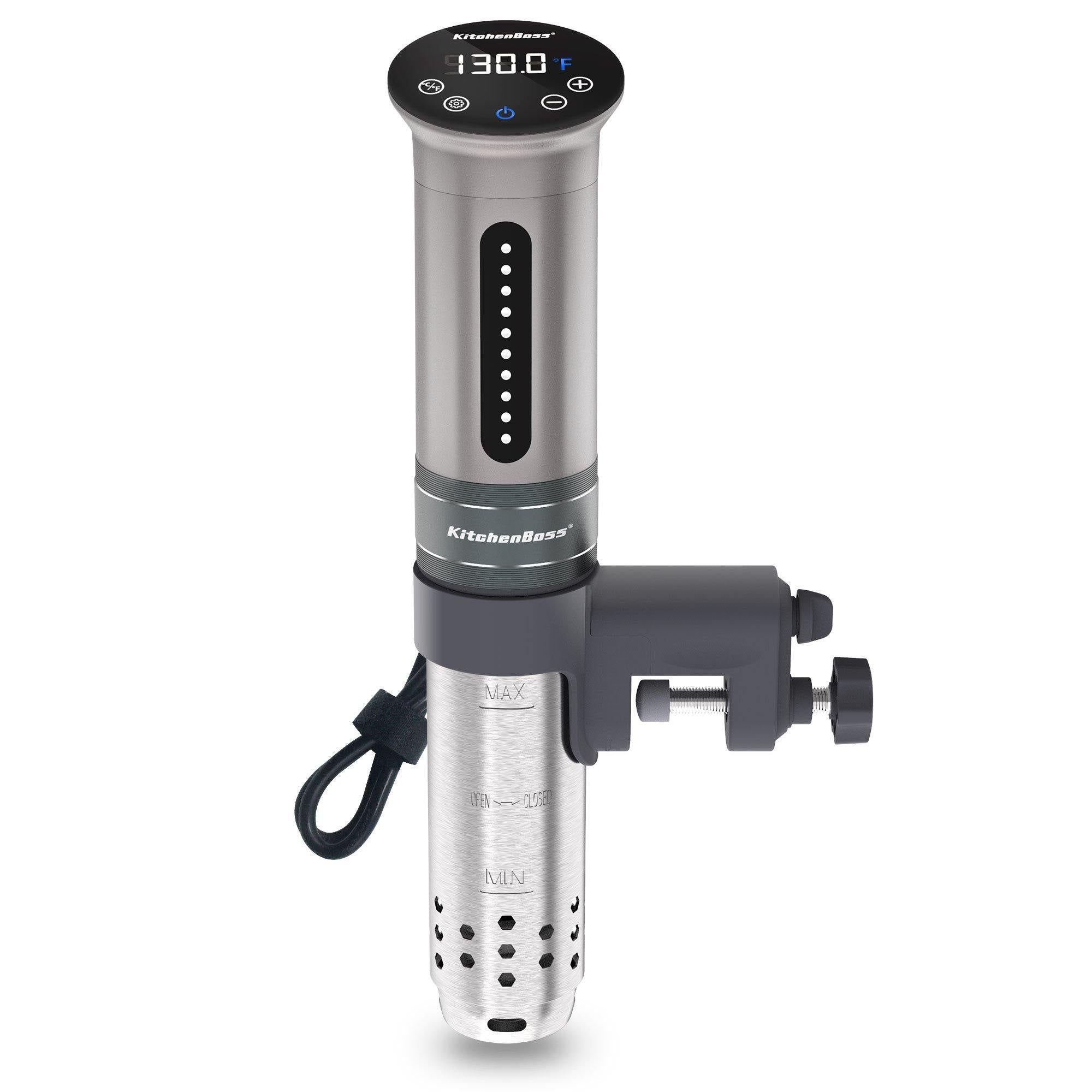 KitchenBoss Sous Vide Garer Stick Precisiekooktoestel - 1100 W - 40-90°C - IPX7