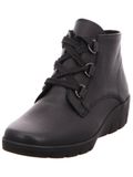 Semler J76353 - Zwarte leren veterlaarzen voor dames, maat 39