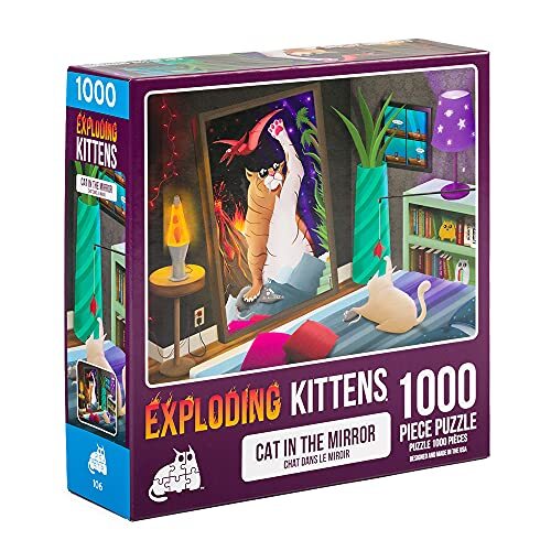 Exploding Kittens LLC Exploding Kittens Puzzel – Cat Mirror (1000)