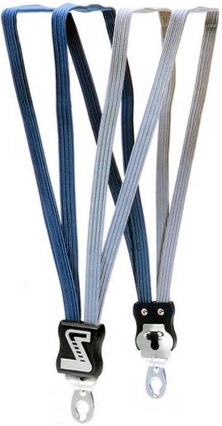 Simson Extra sterke snelbinder - 4 binders - marine/grijs - lange variant - 28 inch