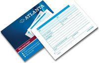 Atlanta bonboek A6 50 vel blauw verlijmd 2 ringen 100 pagina's