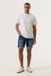 Garcia Heren Effen Shorts Blauw