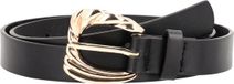 Faina Riem Vrouwen Imitatieleer Zwart 102 cm