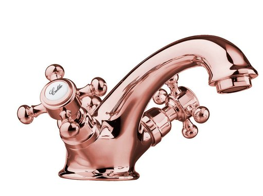 Reitano Antea wastafelmengkraan rosa goud inclusief pop-up waste