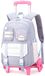 Trolley Backpack for Girls with 28L Capacity and 6 Wheels