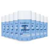 Jean & Len Deostick Pure Cotton Power, veganistisch, 9 x 45 g