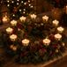 Othmar Decorations Theelichthouders stekers - 12x - goud - 5 cm - metaal